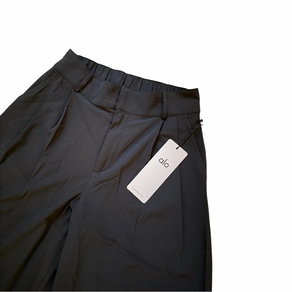 NWT ALO Yoga Black Wide Leg Pants